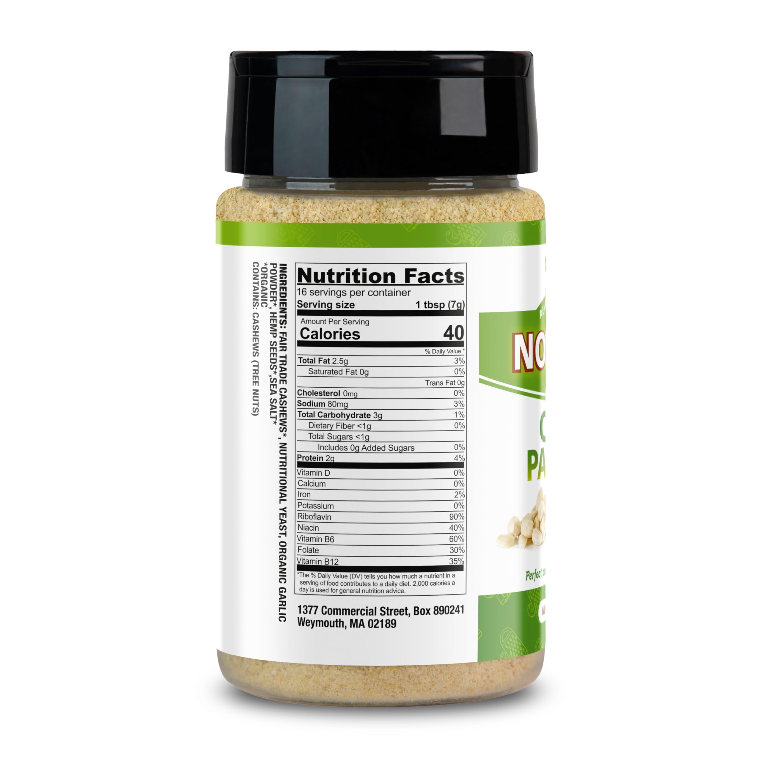 Amazon.com: NOOCH IT Cashew Parmesan Cheese – 4oz | Dairy-Free